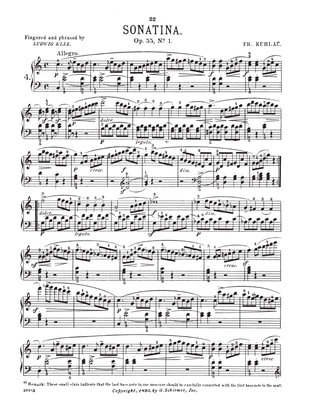 Sonatina In C Major, Op. 55, No. 1