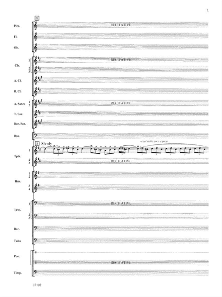 Andalusia: Score Andalusia: Score Concert Band scores gallery preview page 3