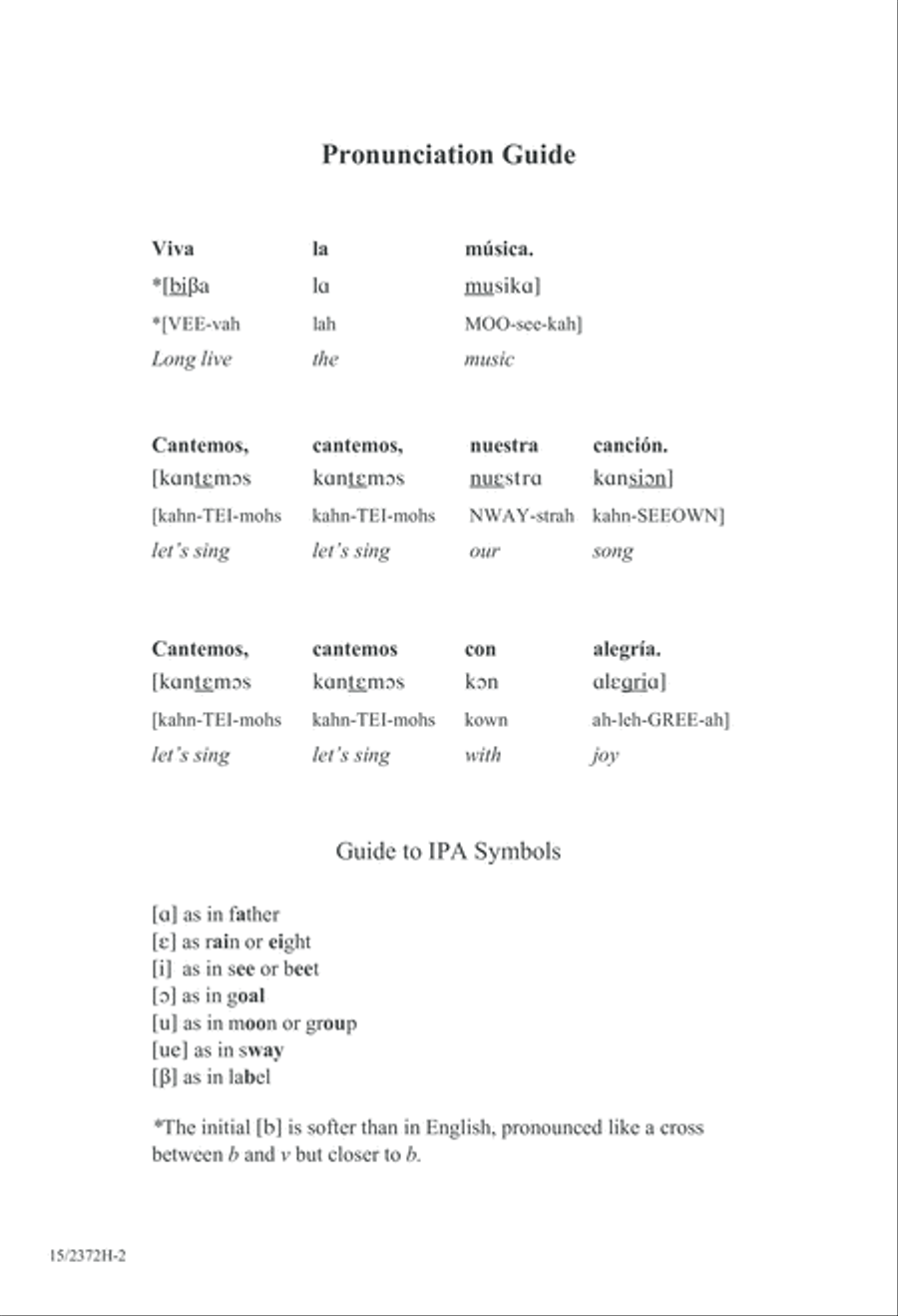 ¡Viva la Música! ¡Viva la Música! 2-Part scores gallery preview page 3