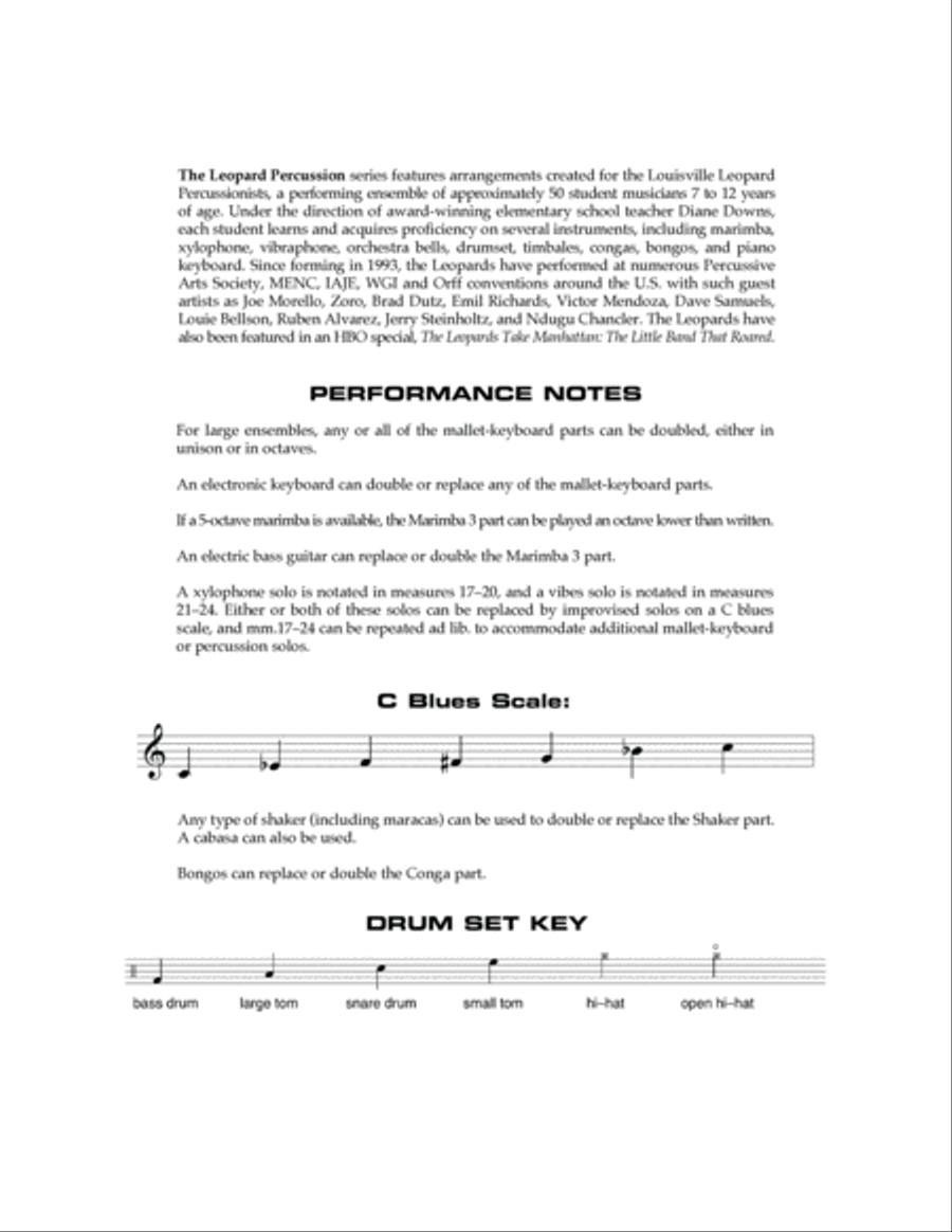 Cissy Strut - Full Score