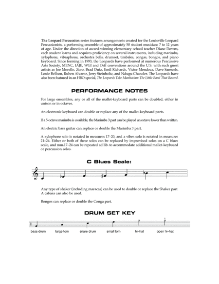 Cissy Strut - Full Score by Rick Mattingly Percussion Ensemble - Digital Sheet Music