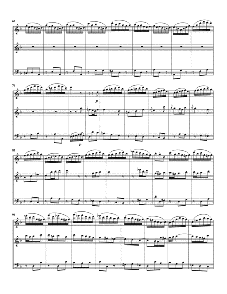 Aria; Ich folge dir gleichfalls from Johannespassion, BWV 245 (Arrangement for 3 recorders)