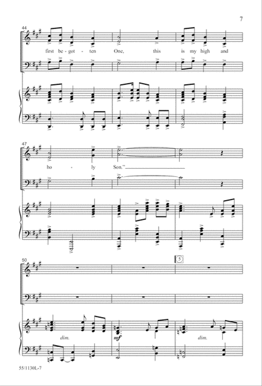 Journey to the Cross 3-Part scores gallery preview page 8