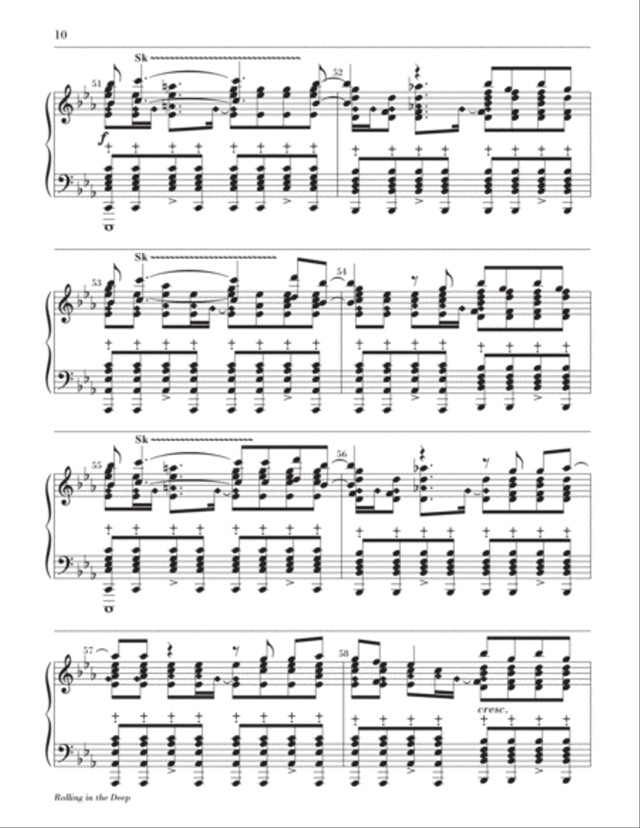 Rolling in the Deep Rolling in the Deep 2-Octaves scores gallery preview page 11