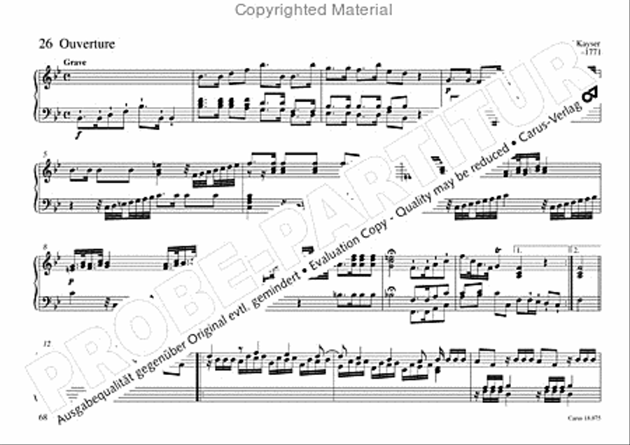 Freiburger Orgelbuch: Stammteil Organ Solo scores gallery preview page 69