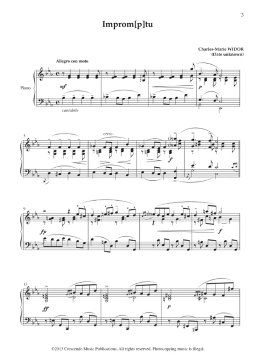 Impromtu Piano Solo scores gallery preview page 2