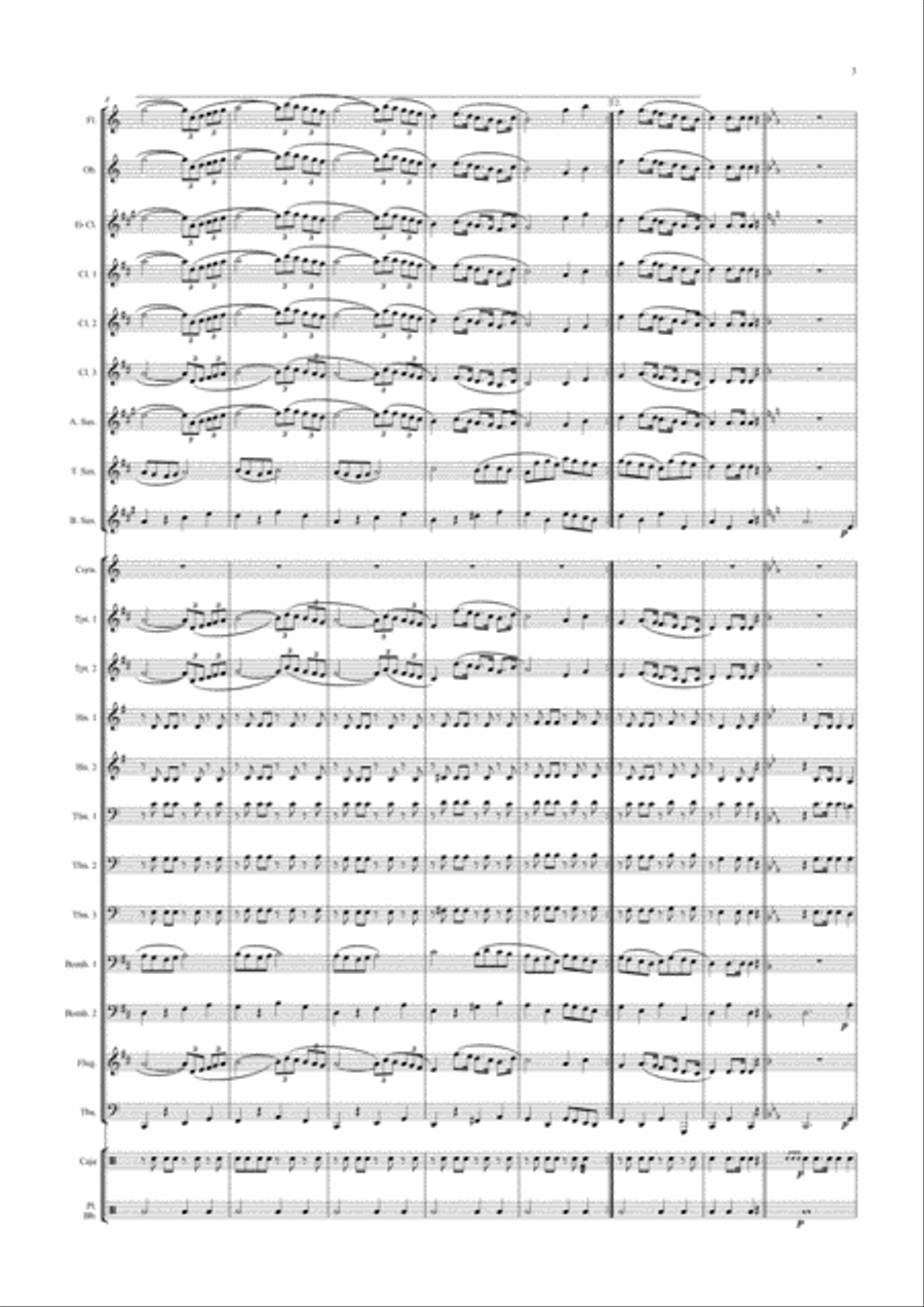 Virgen del Amor Concert Band scores gallery preview page 3