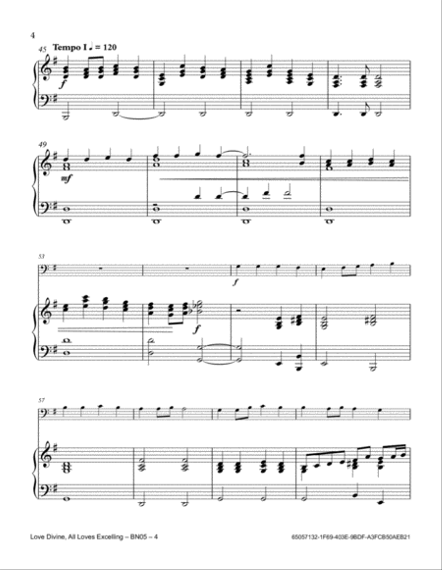 Love Divine, All Loves Excelling Bassoon scores gallery preview page 4