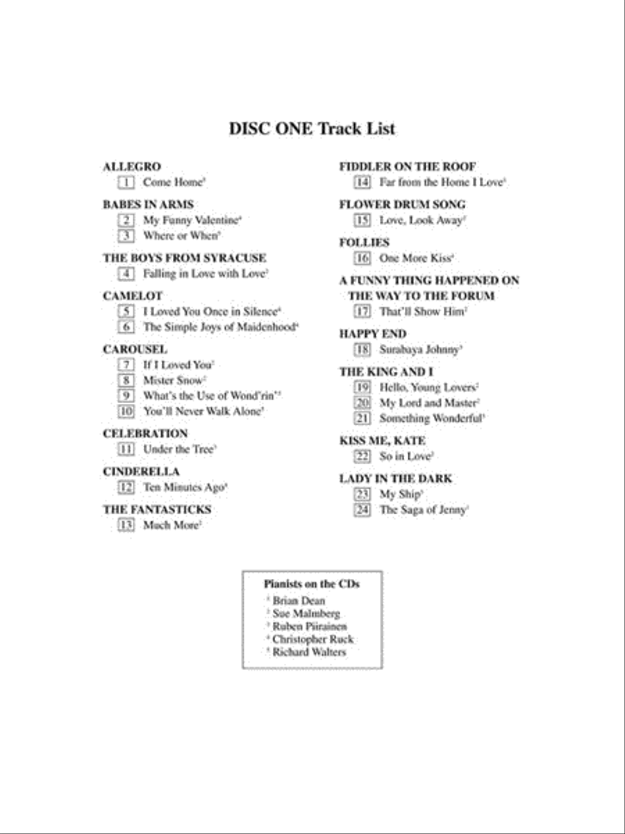 The Singer's Musical Theatre Anthology – Volume 1 Soprano Voice scores gallery preview page 3