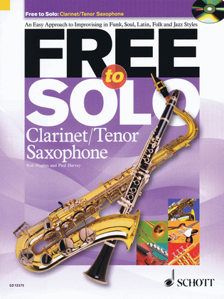Book cover for Free to Solo Clarinet or Tenor Sax