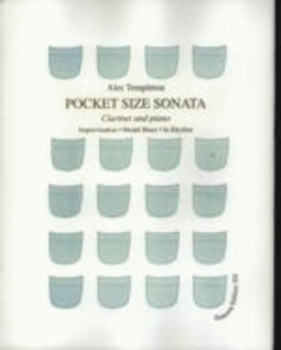 Book cover for Templeton - Pocket Size Sonata No 1 Clarinet/Piano