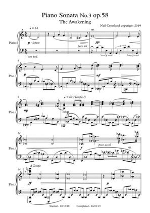 Piano Sonata No.3 mvt 1 op.58