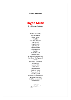 Book cover for Organ Music for Manuals Only