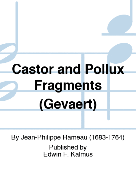 Castor and Pollux Fragments (Gevaert)