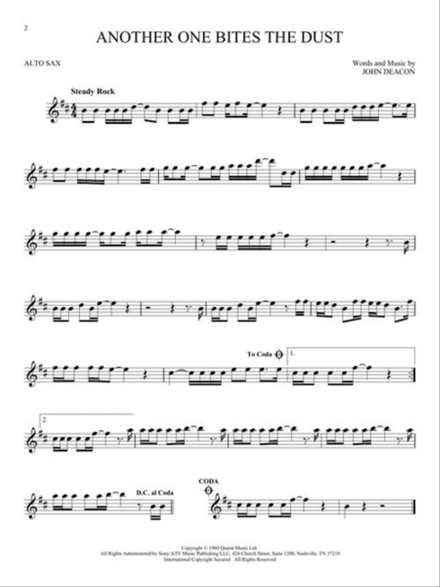 50 Pop Songs for Kids Alto Saxophone scores gallery preview page 4