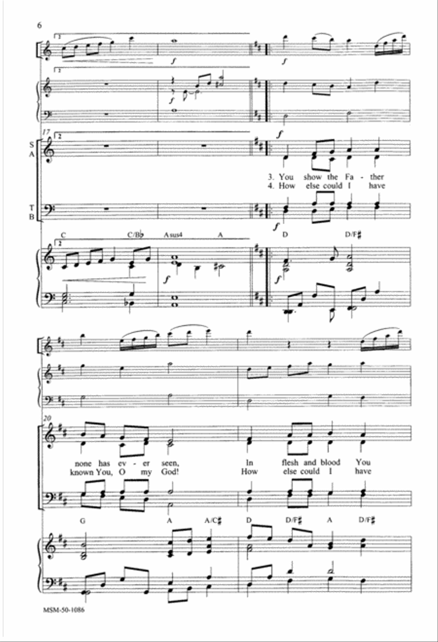 Peace Came to Earth 4-Part scores gallery preview page 4