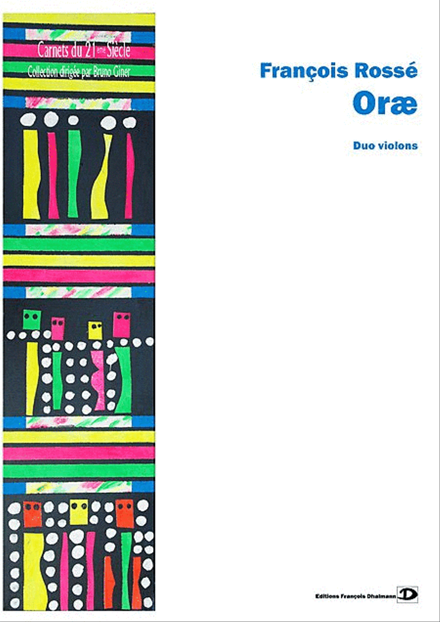 Orae by Francois Rosse String Duet - Sheet Music