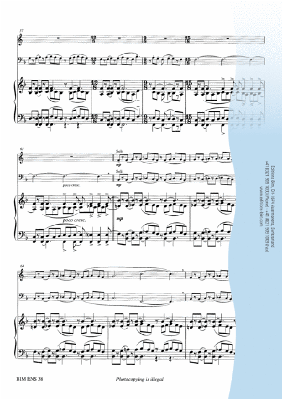 Dance of the Ocean Breeze Horn scores gallery preview page 8