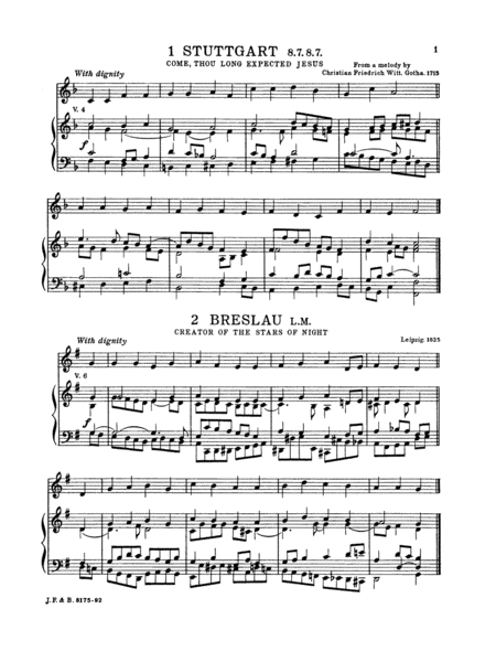 Free Organ Accompaniments to 100 Well-Known Hymn Tunes by T. Tertius Noble Organ - Sheet Music