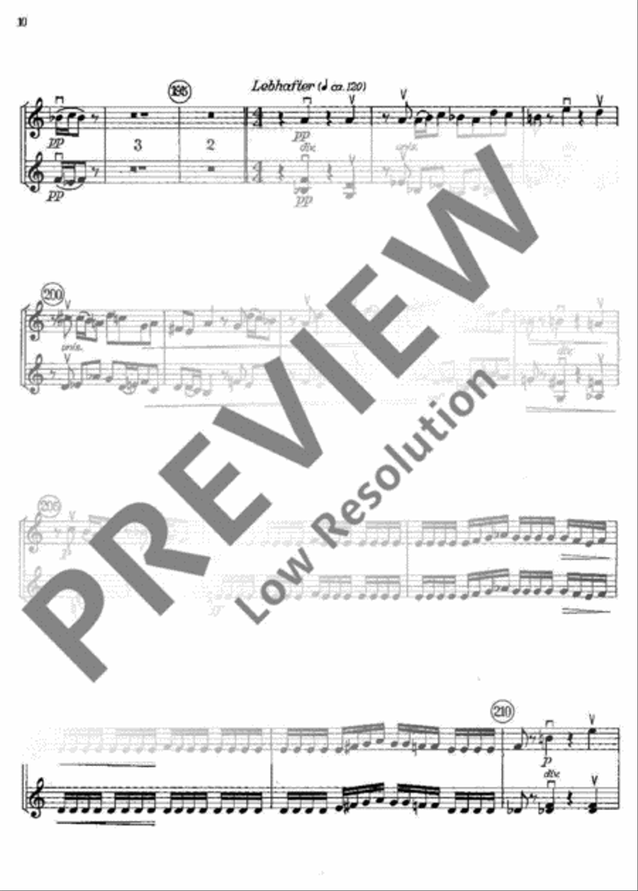 Plöner Musiktag Violin scores gallery preview page 11