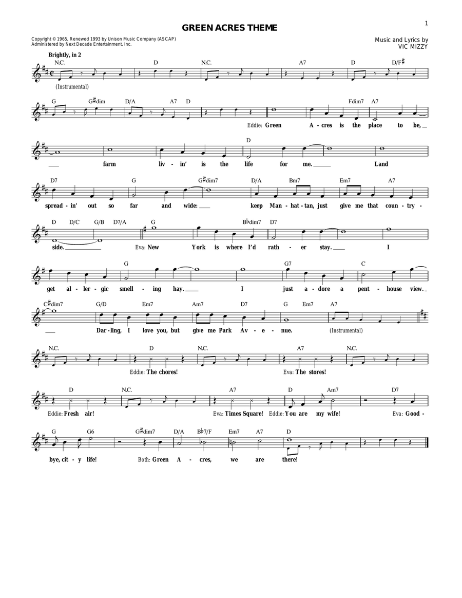 Green Acres Theme