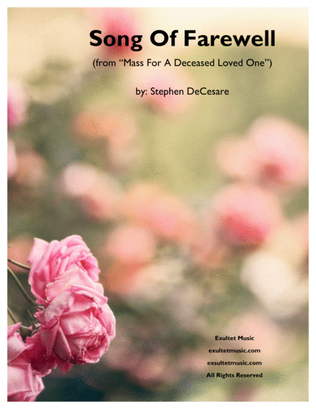 Book cover for Song Of Farewell (from "Mass For A Deceased Loved One")