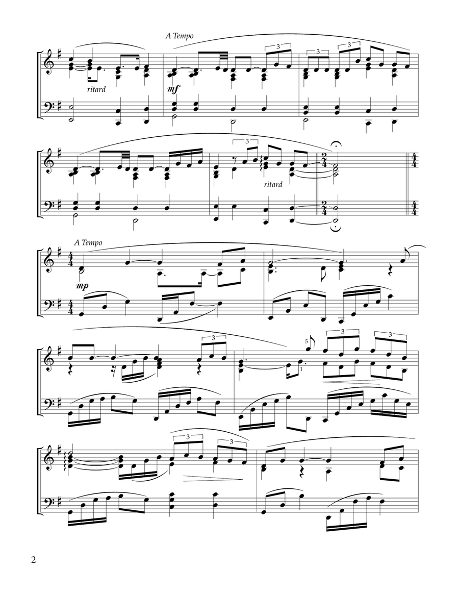 Time To Say Goodbye Piano Solo scores gallery preview page 2
