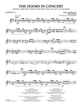 The Doors in Concert (arr. Paul Murtha) - Baritone T.C.