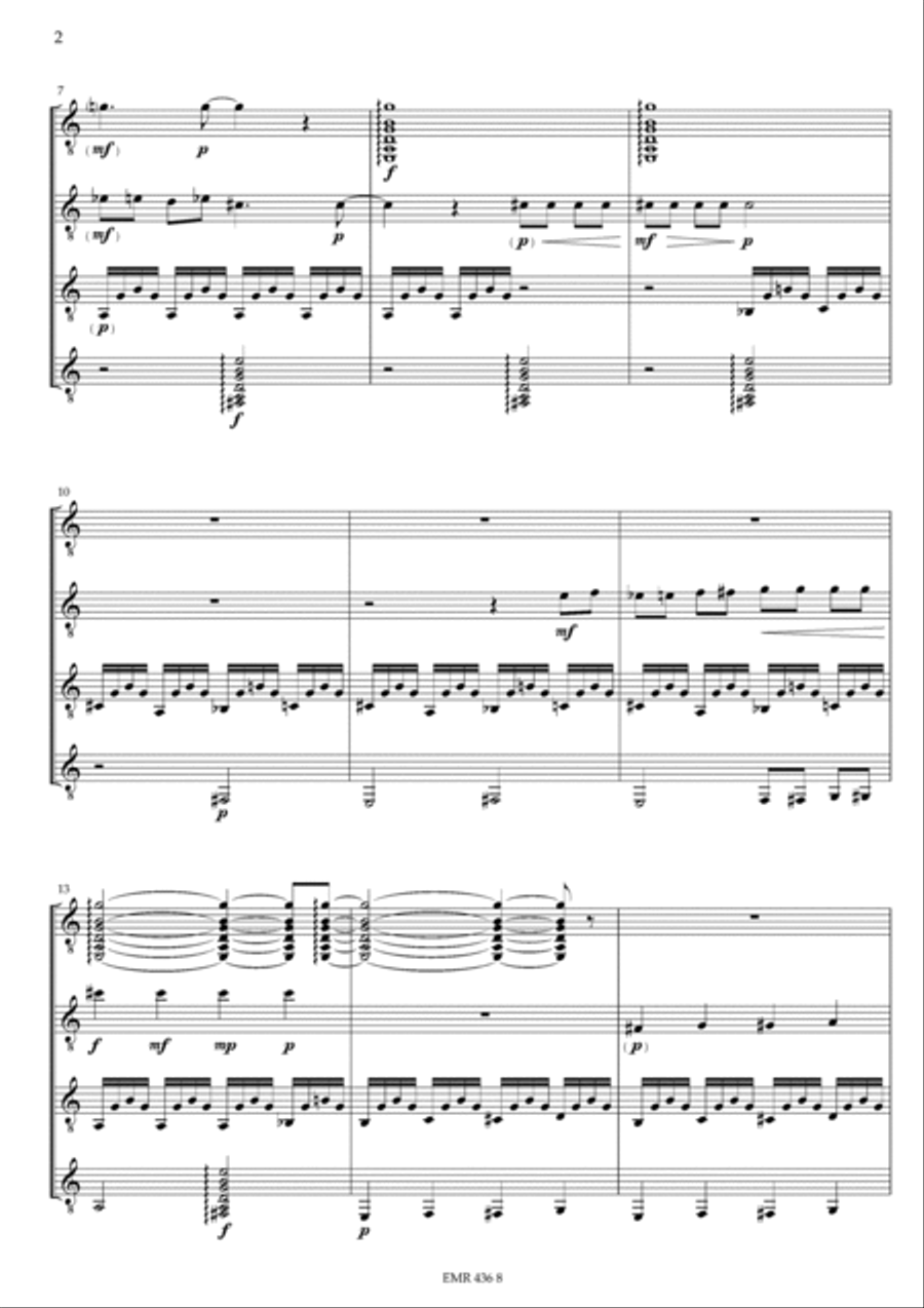 Soft watches pour quatuor de guitares (musique a caractere pedagogique) School and Community scores gallery preview page 3