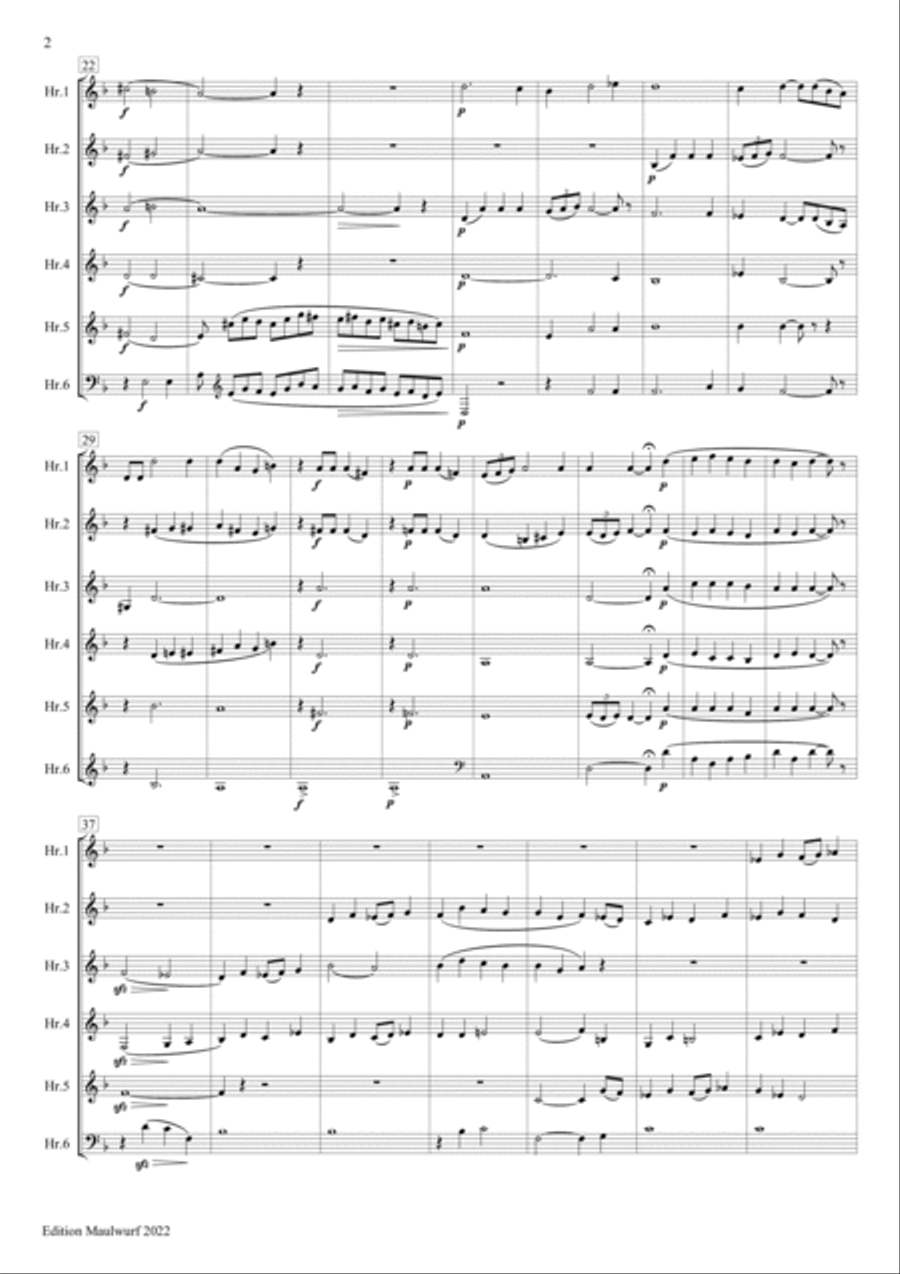 Ave Maris Stella Horn scores gallery preview page 4