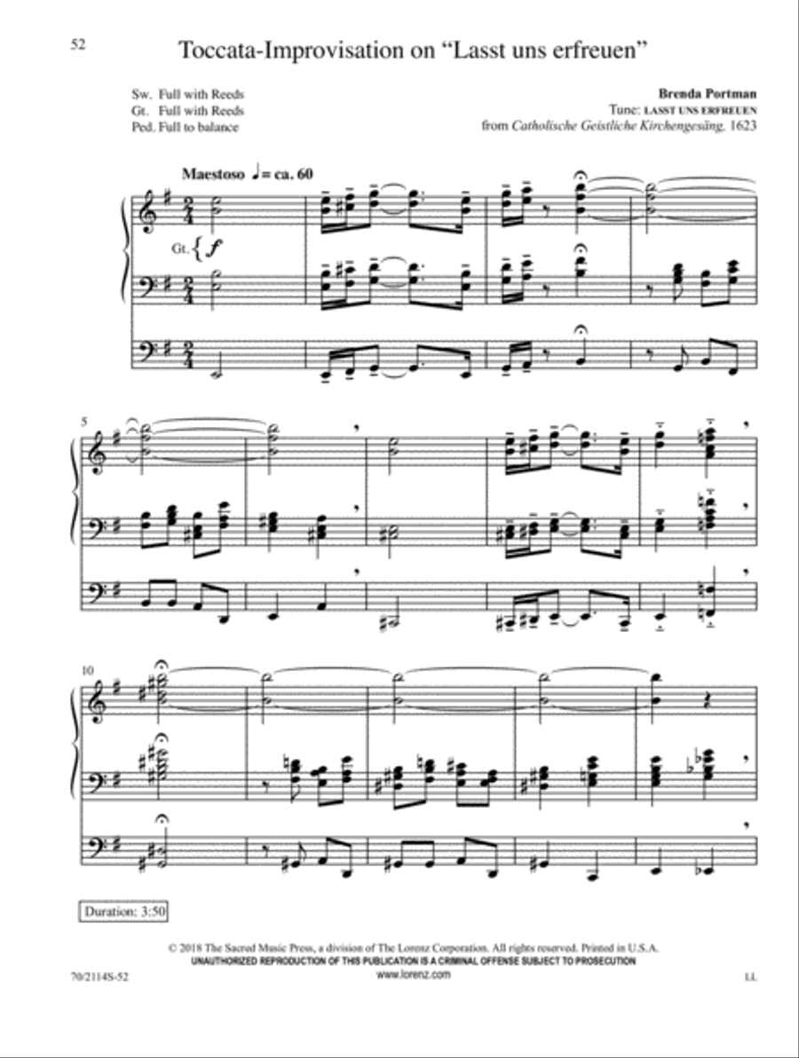 Again, I Say, Rejoice! Organ Solo scores gallery preview page 19