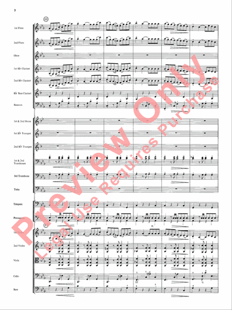 Two South American Tangos Full Orchestra scores gallery preview page 5