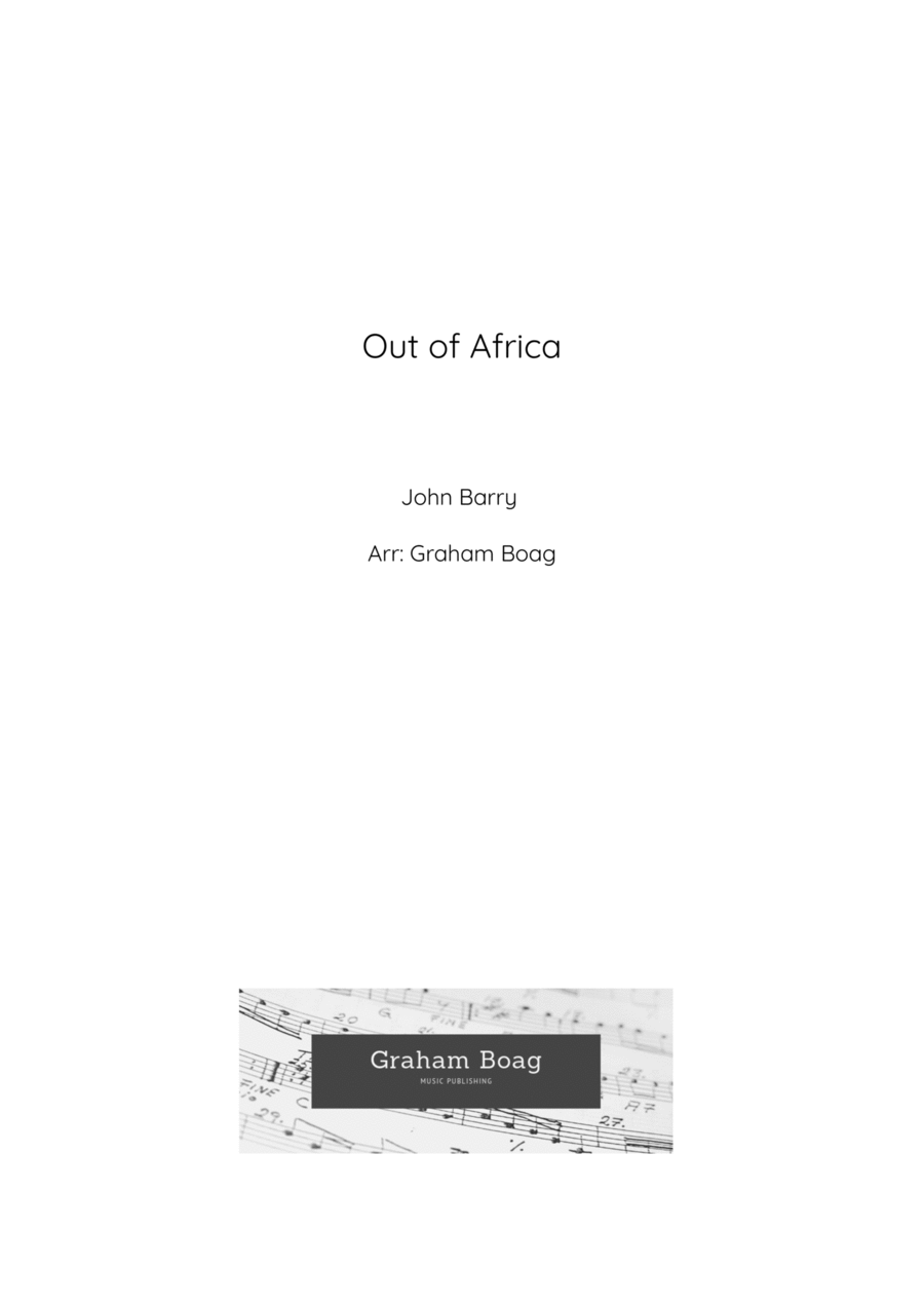 Main Title - Out Of Africa Full Orchestra scores gallery preview page 1