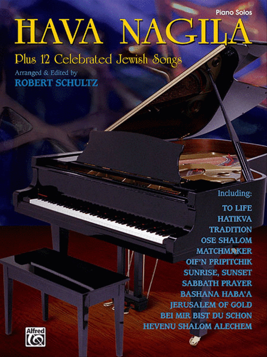 Hava Nagila Plus 12 Celebrated Jewish Songs Piano Solo scores gallery preview page 1