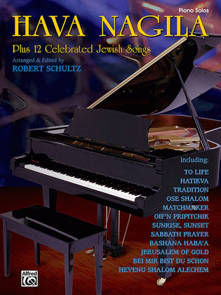 Book cover for Hava Nagila Plus 12 Celebrated Jewish Songs