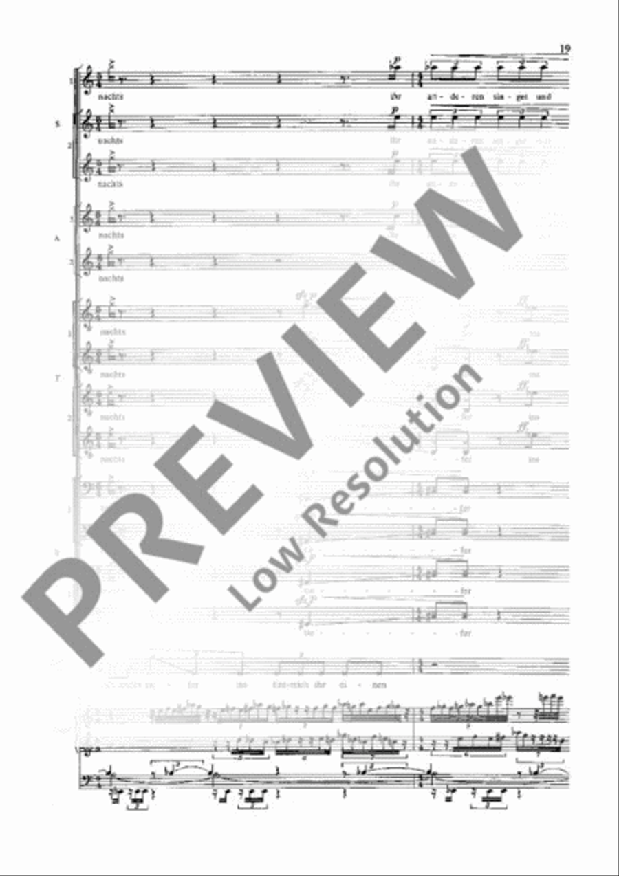 Todesfuge SSAATTBB scores gallery preview page 20