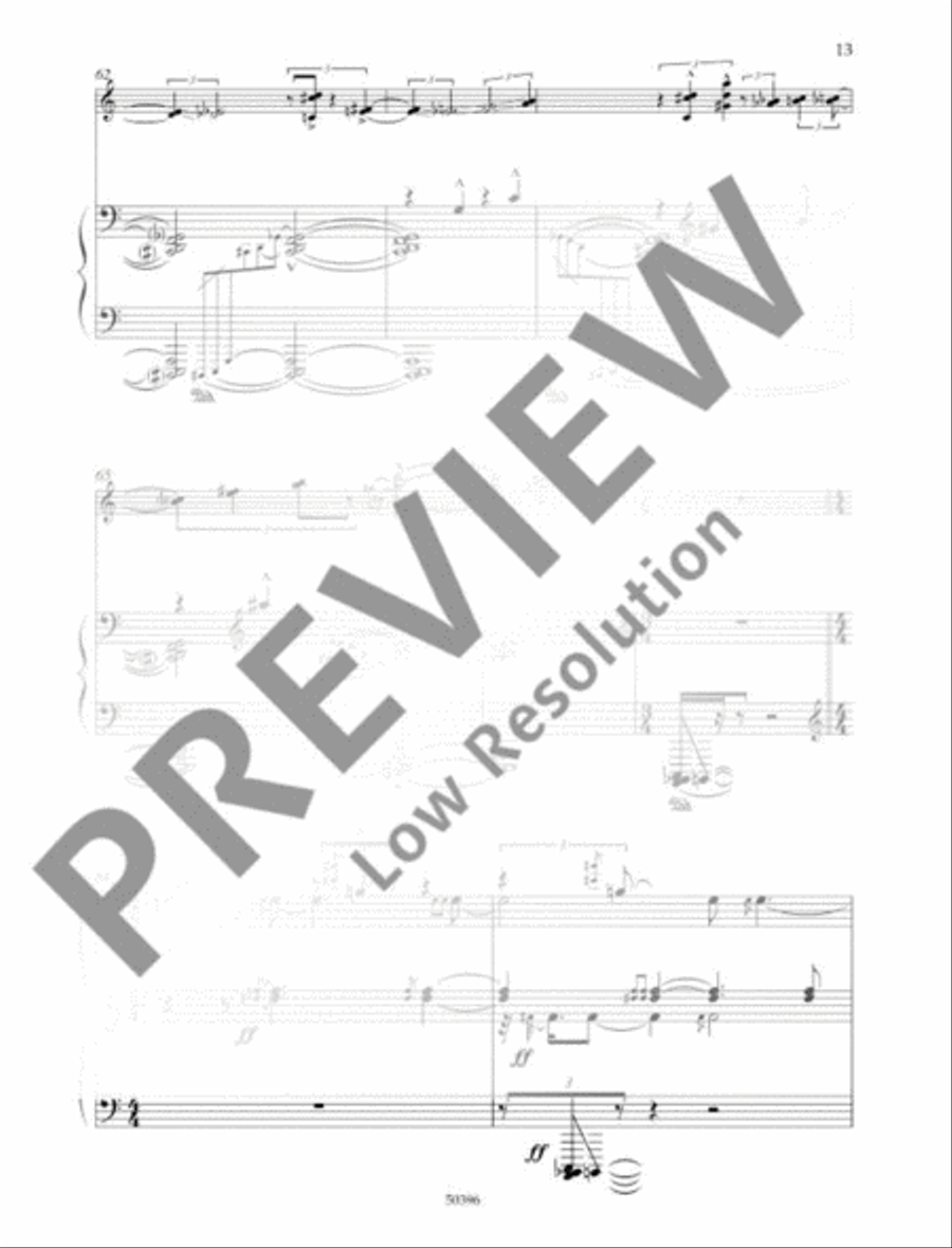 Epitaph Violin Solo scores gallery preview page 14