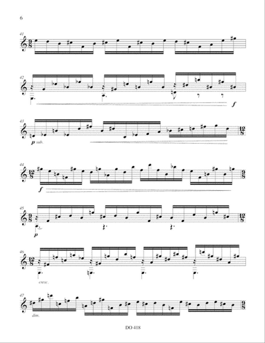 Imaginaire Classical Guitar scores gallery preview page 6