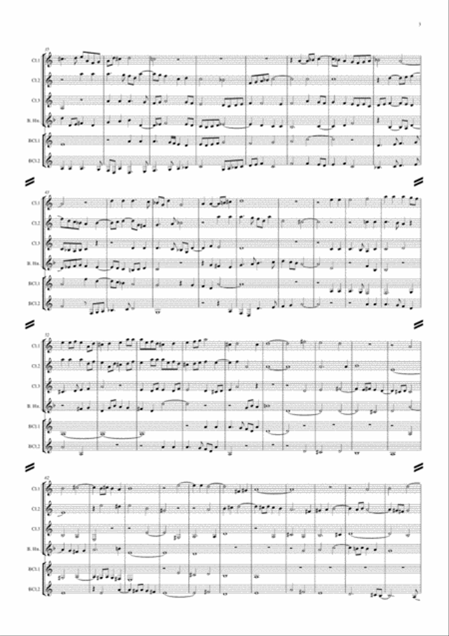 Jenkins - Fantazia No. 4 Small Ensemble scores gallery preview page 3