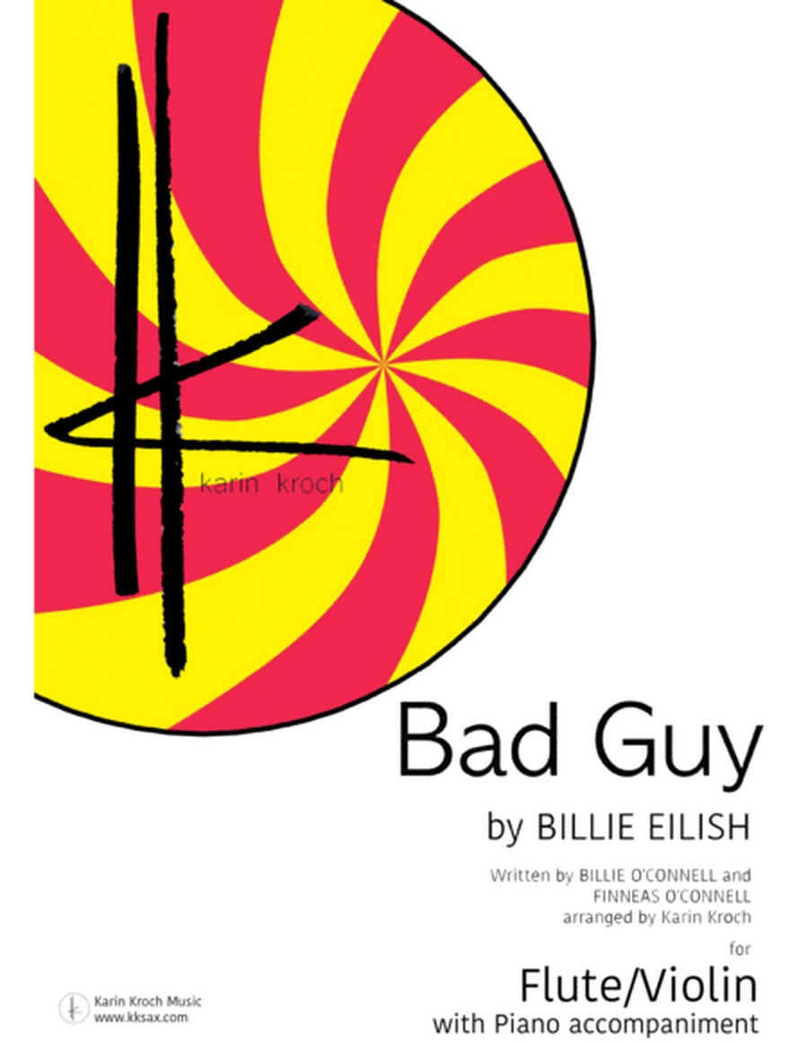 Bad Guy (Billie Eilish) - Flute/Violin & Piano image number null