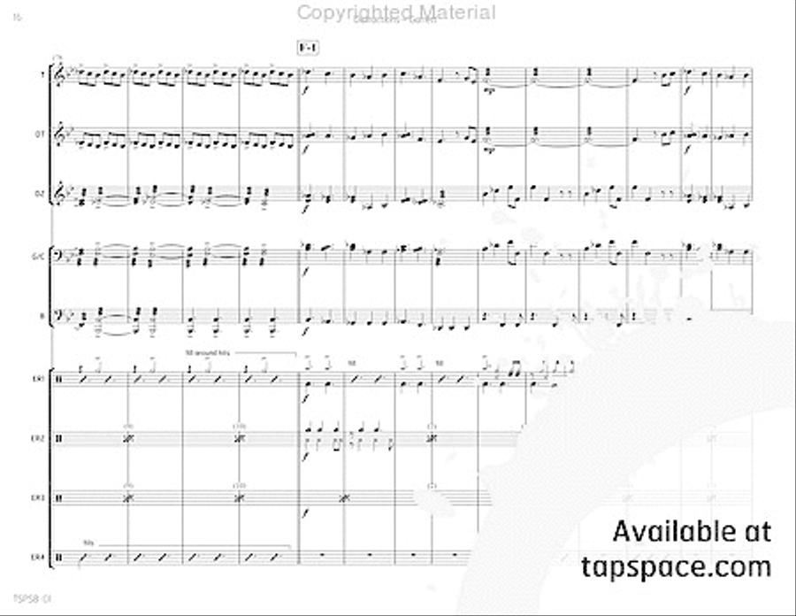 Distractions Steel Drum Band scores gallery preview page 19