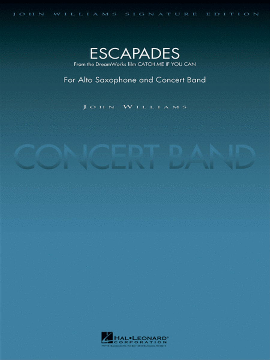 Escapades (from Catch Me If You Can) Concert Band scores gallery preview page 1