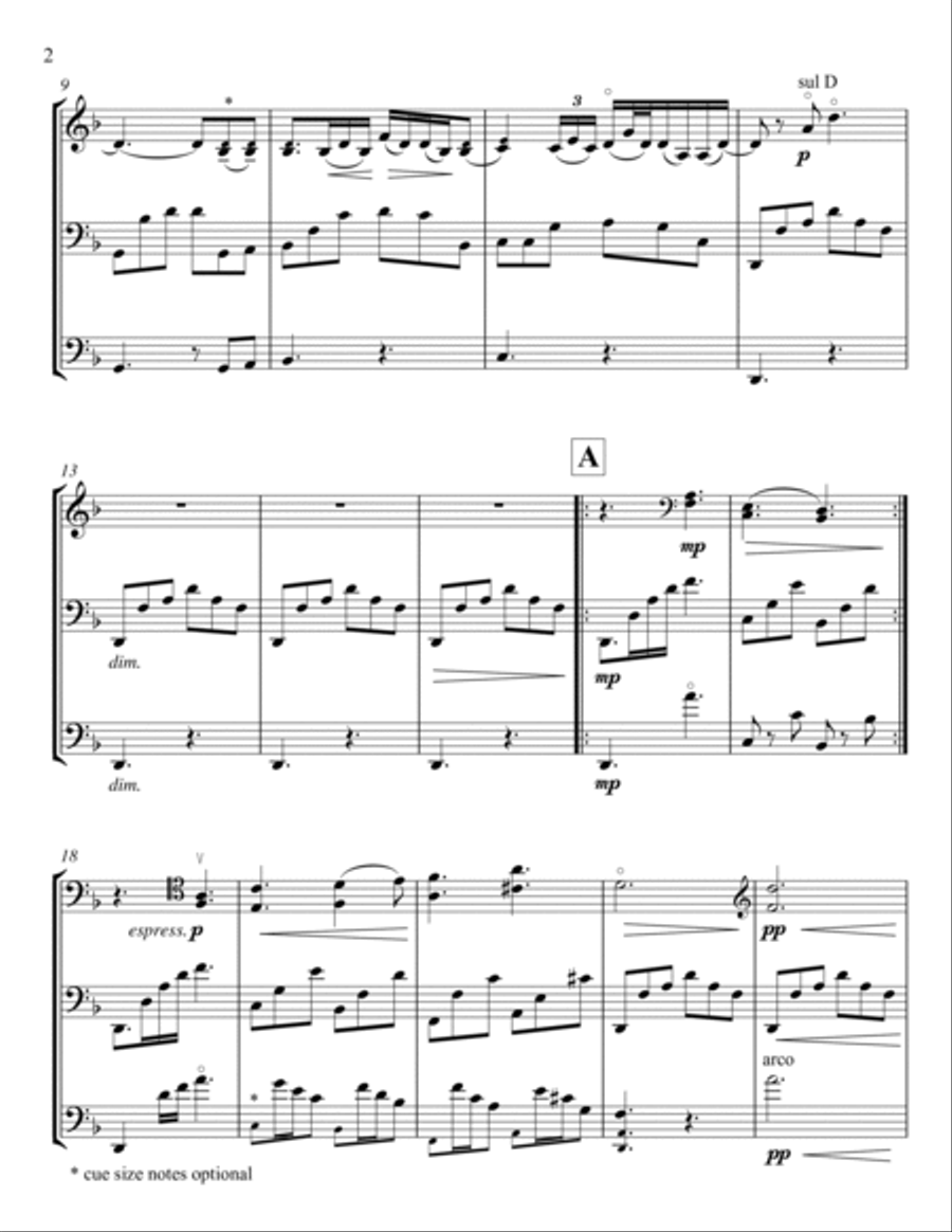 Nothing Else Matters String Trio scores gallery preview page 2