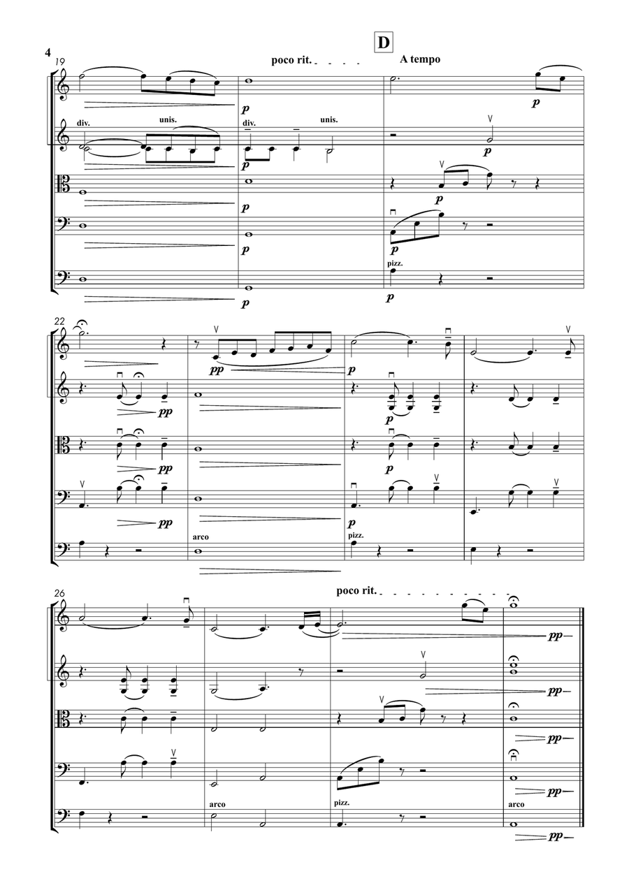 Death Theme from the Paramount Motion Picture THE UNTOUCHABLES String Orchestra scores gallery preview page 5
