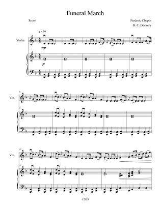 Funeral March (Violin Solo with Piano Accompaniment)