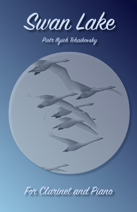 Book cover for Swan Lake Theme, for Solo Clarinet and Piano