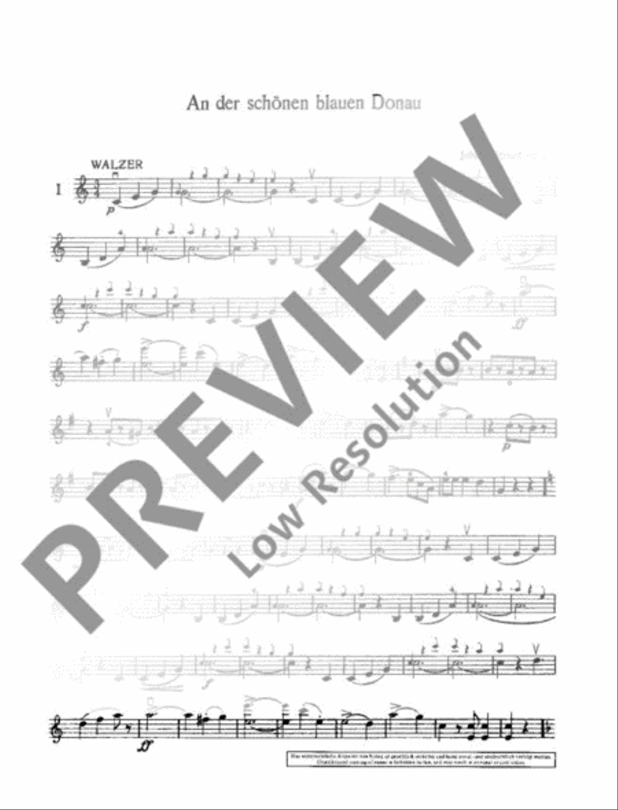 Strauß für alle Violin scores gallery preview page 4