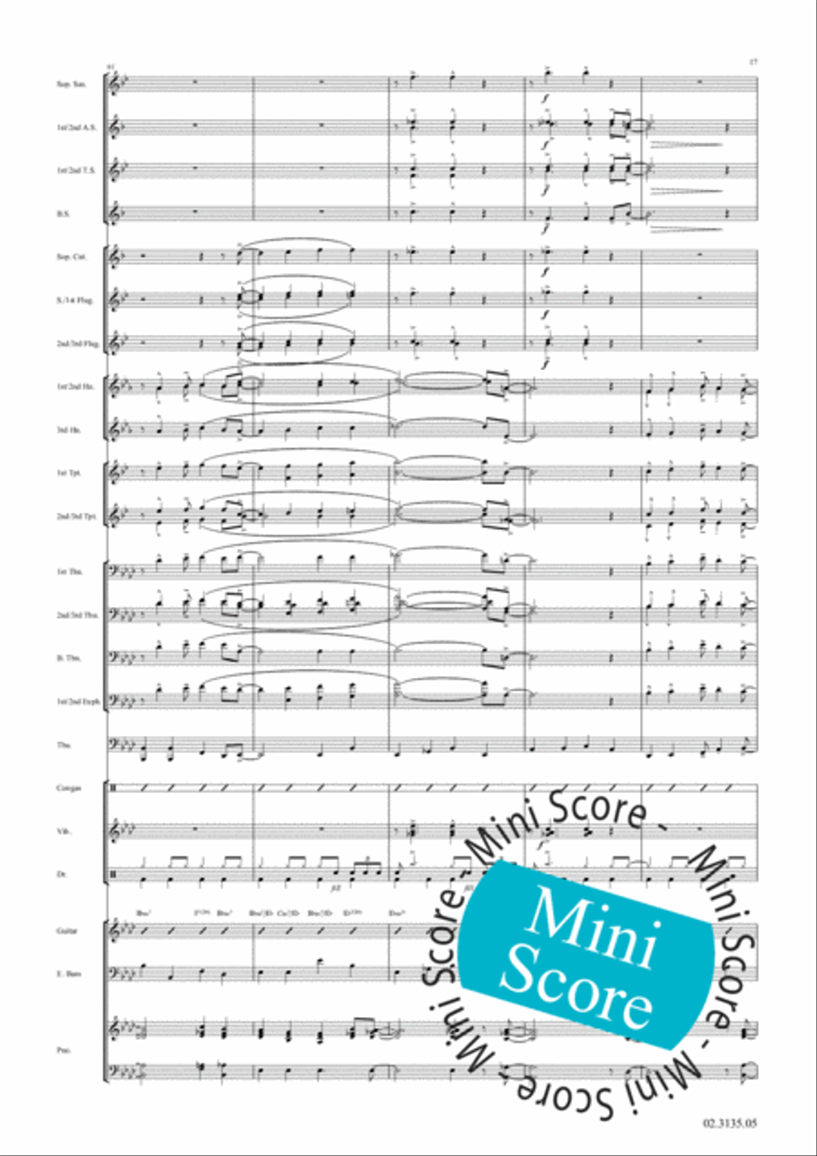 The Way You Look Tonight Fanfare Band scores gallery preview page 23