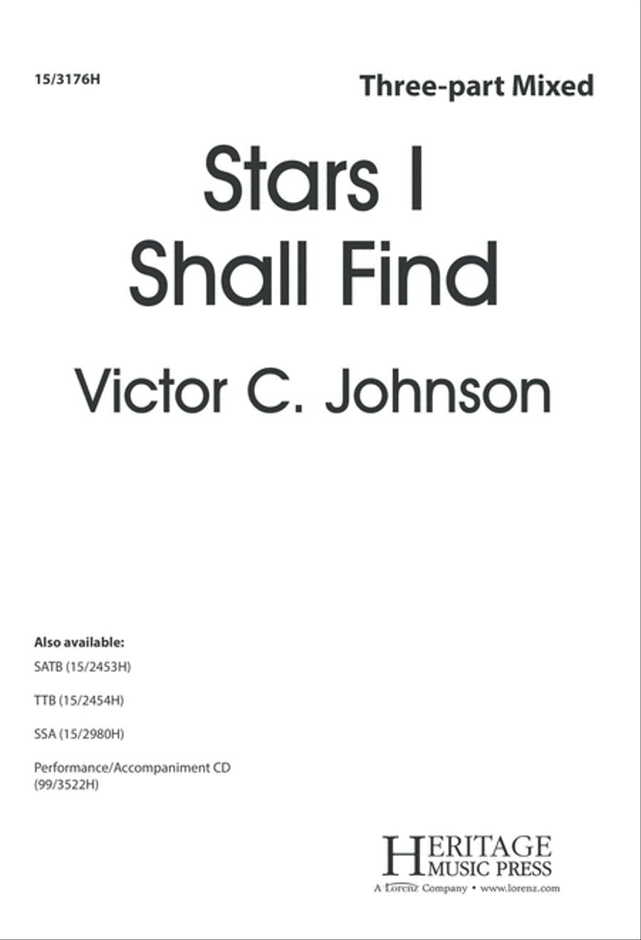 Stars I Shall Find 3-Part scores gallery preview page 1