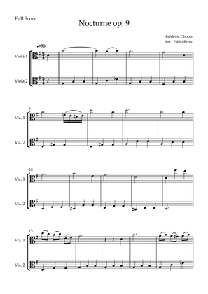 Book cover for Nocturne Op.9 No. 2 (Frédéric Chopin) for Viola Duo
